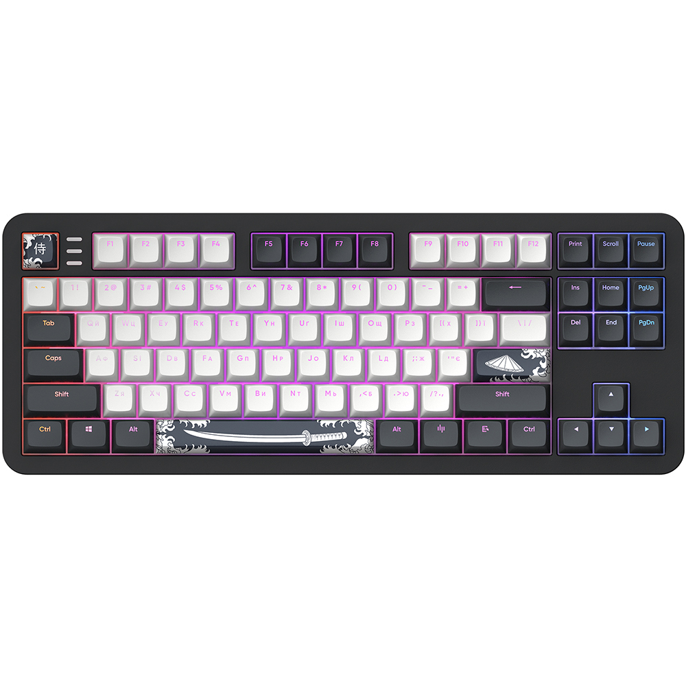Dark Project ALU87B Bushido, G3MS Moonstone Switch, RU