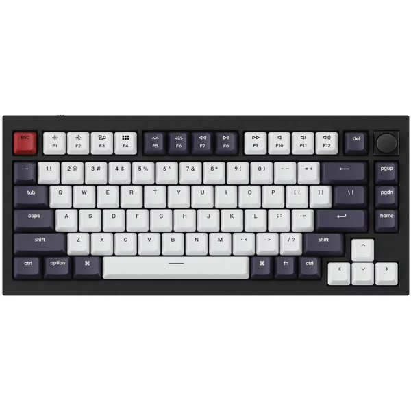 Keychron Q1 Knob, TKL, Gateron G Pro Red Switch, Black, US