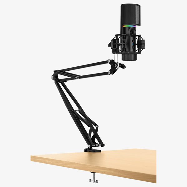 Streamplify RGB Microphone With Mounting Arm, Black