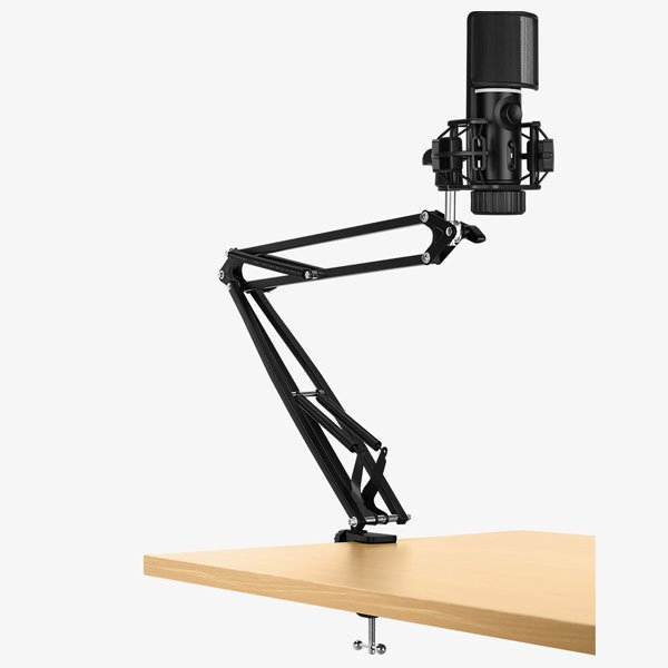 Streamplify RGB Microphone With Mounting Arm, Black