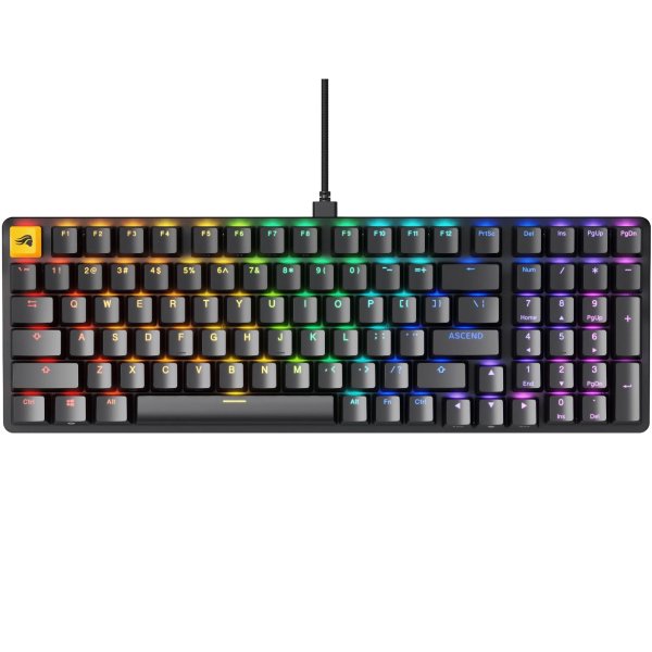 Glorious GMMK 2 Full-Size (96%), Fox Switches, Black, US