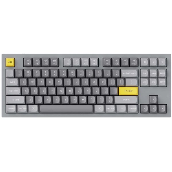 Keychron Q3, TKL, Gateron G Pro Red Switch, Grey, US