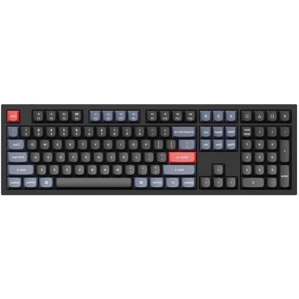 Keychron Q6, Gateron G Pro Red Switch, Black, US
