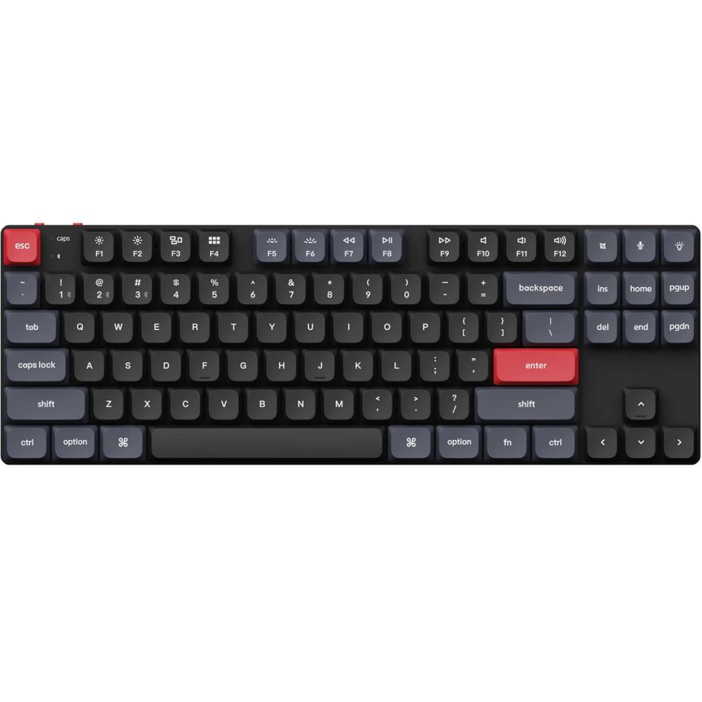 Keychron K1 Pro, TKL, Gateron Red Switch, Wireless, Black, US